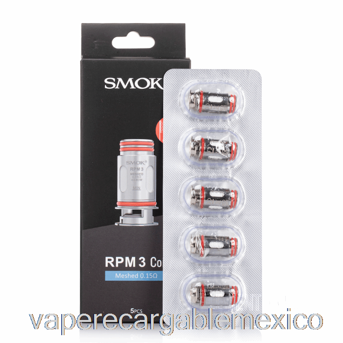 Vape Recargable Smok Rpm 3 Bobinas De Repuesto 0.15ohm Rpm 3 Bobinas De Malla